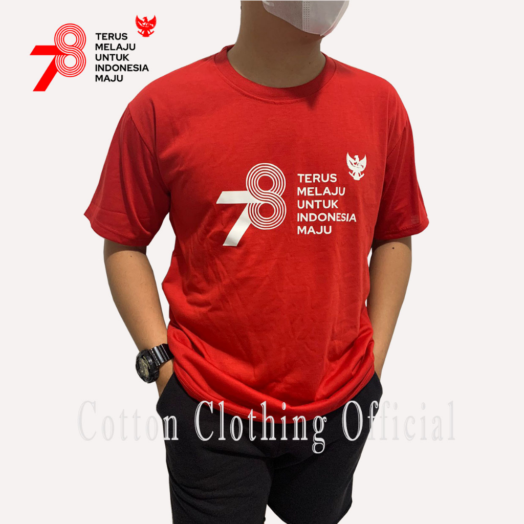 Jual Kaos Hut Ri 17 Agustus Kaos Hut Ri 78 Kaos Kemerdekaan Kaos Nkri Unisex Shopee 9657