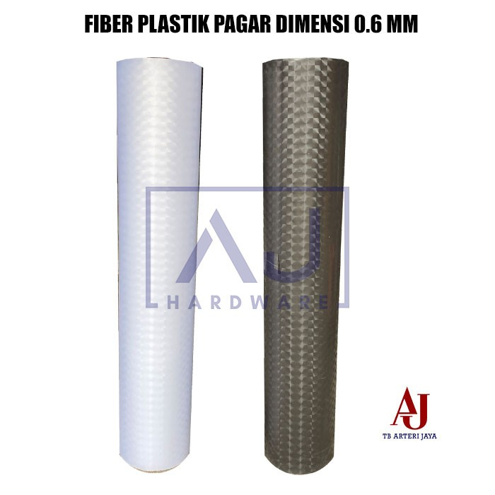 Jual Fiber Plastik Tutup Pagar Dimensi Tebal 06 Mm Fiber Pagar Motif Meter Tinggi 1 Meter 2323