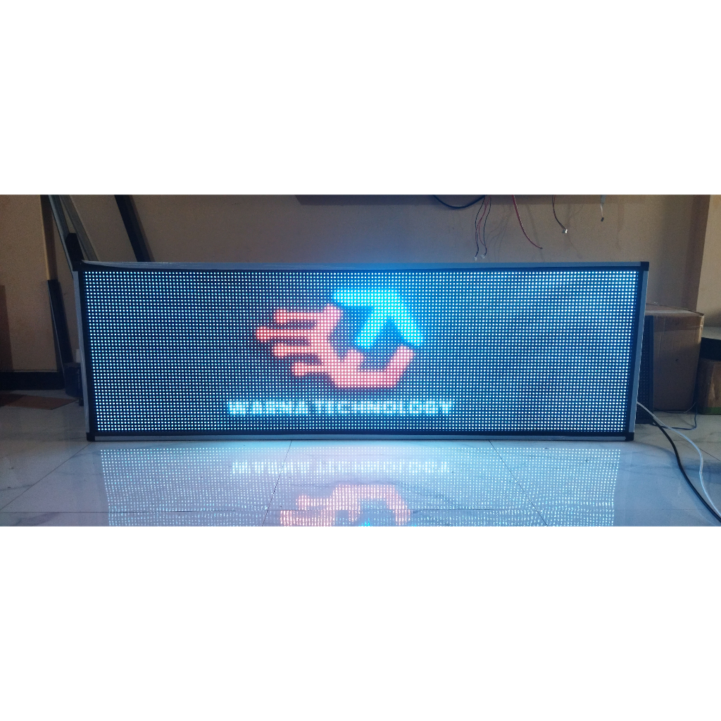 Jual Running Text RGB 50x170Cm Wifi Outdoor Mini Videotron | Shopee ...