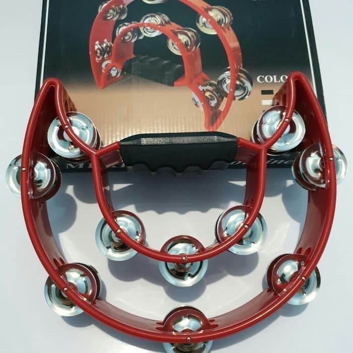 Jual Tamborine / Tamborin Dadi Merry Sabit Original Double ring ...