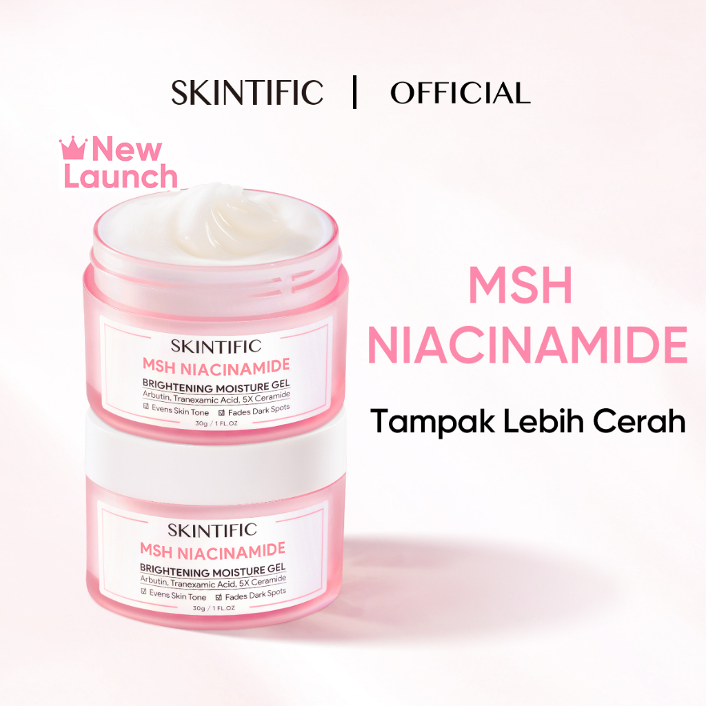 Jual Skintific Msh Niacinamide Brightening Moisture Gel 30g Pelembab