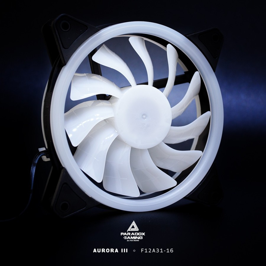 Jual PARADOX GAMING FAN Aurora III Inner - F12A31I16 R/B/W - SINGLE ...