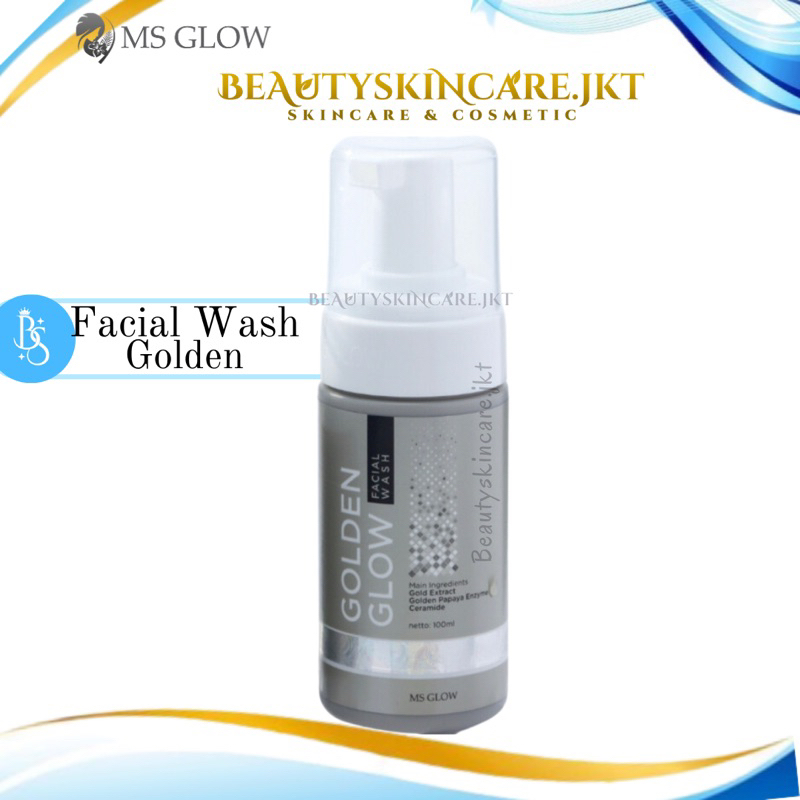 Jual Ms Glow Facial Wash Sabun Wajah Ms Glow Facial Wash Golden Ms