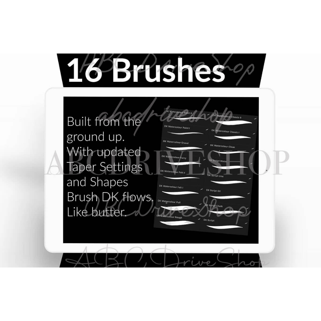 Jual Procreate Brush - DK Lettering Brushes & Worksheets | Shopee Indonesia