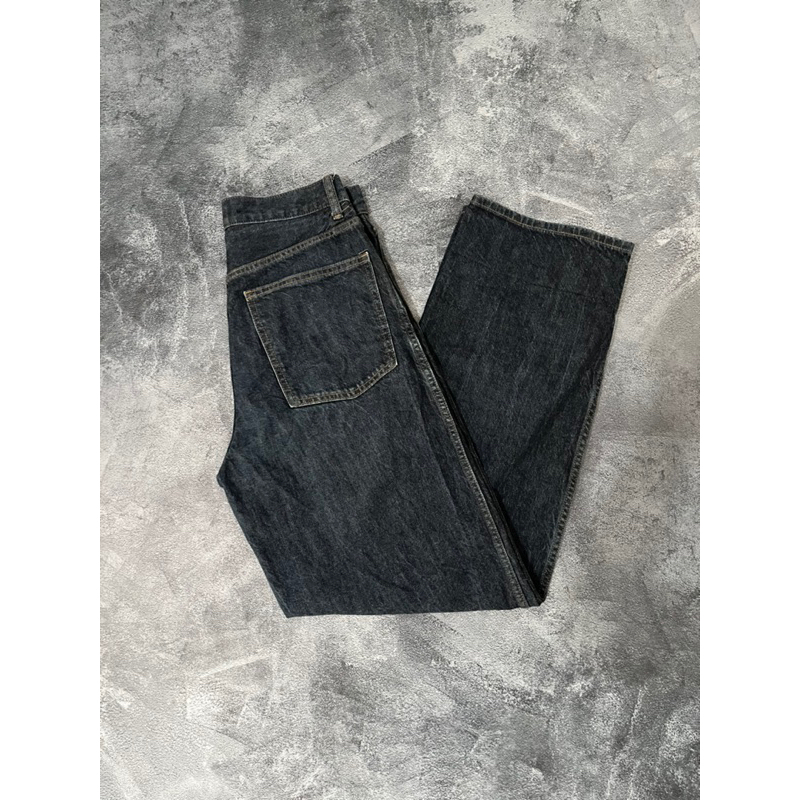 Jual UNIQLO BAGGY JEANS DENIM WASH Shopee Indonesia