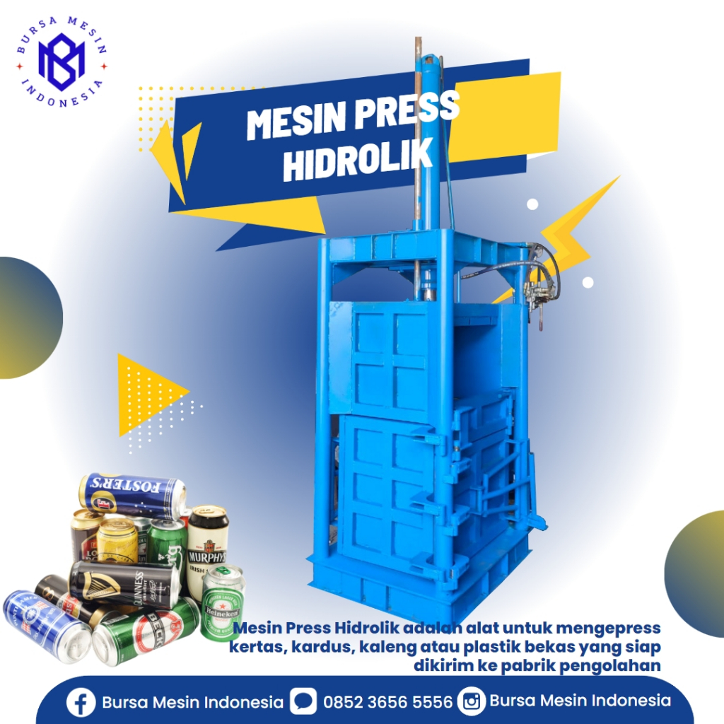 Jual Mesin Press Hidrolik Mesin Press Limbah Plastik Hidrolik Untuk