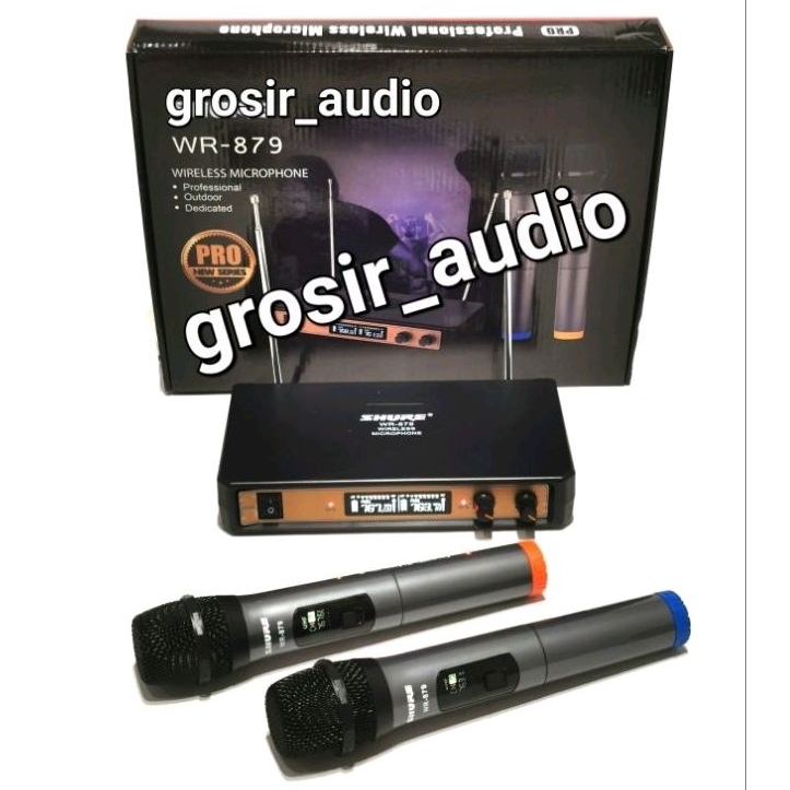 Jual MIC WIRELESS SH WR879 ,MICROPHONE WIRELESS SH WR 879 ,SH WR879