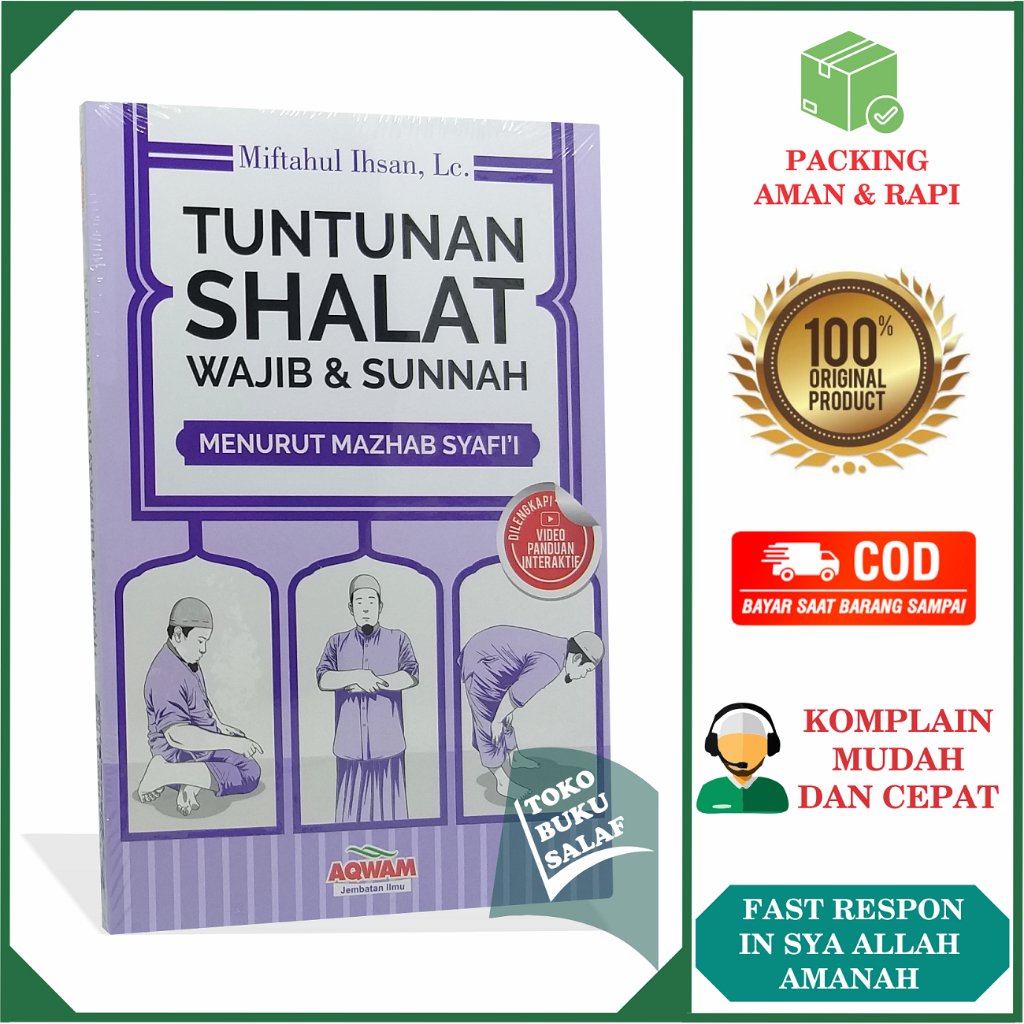 Jual Tuntunan Shalat Wajib Dan Sunnah Menurut Madzhab Syafi'i Karya ...