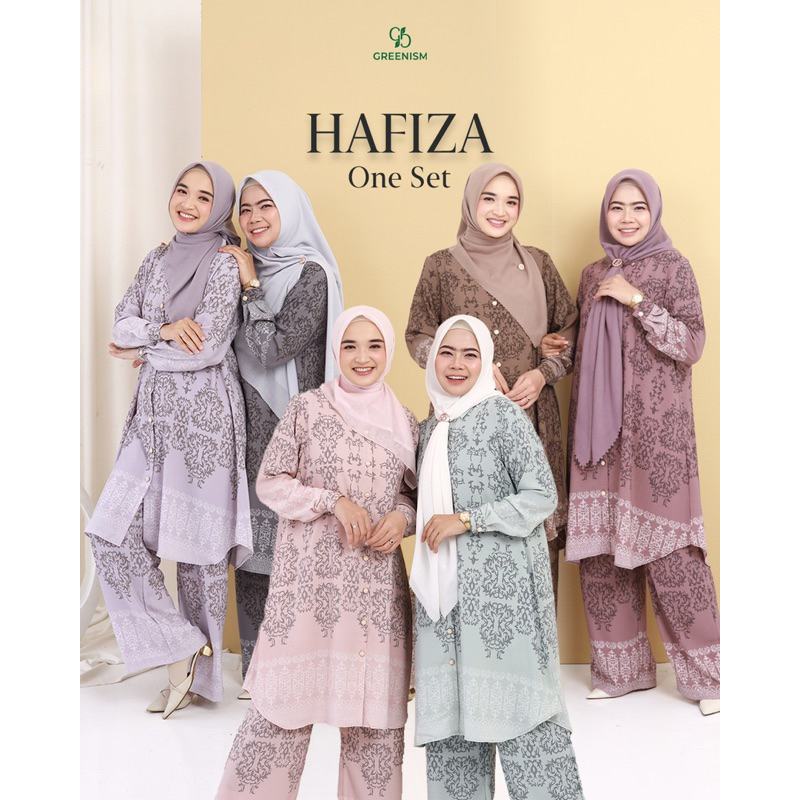 Jual Hafiza One Set Motif by Greenism | Shopee Indonesia
