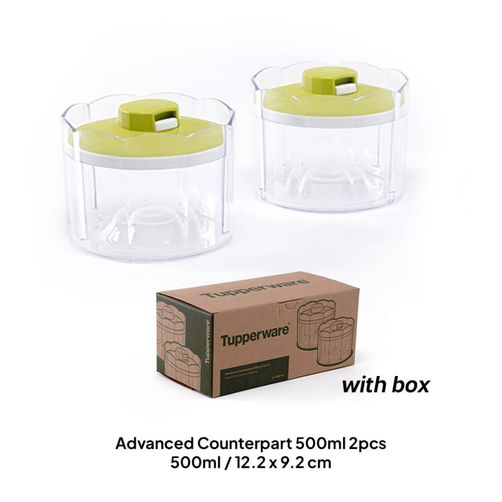 Jual Tupperware Advanced Counterpart 500ml (2) | Shopee Indonesia