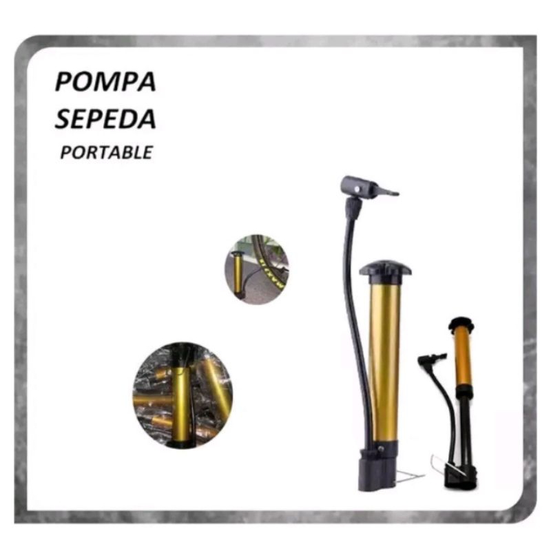Jual Pompa Mini Sepeda Mini Portable Pump Pompa Portable Serbaguna ...