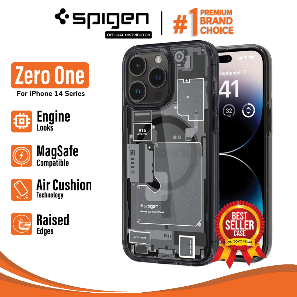 Jual Case iPhone 14 Pro Max Plus Spigen Ultra Hybrid Zero One MagSafe Cover Shopee Indonesia
