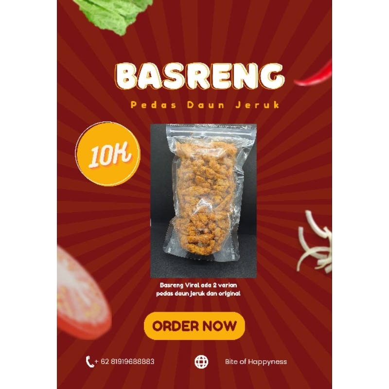 Jual Basreng Viral Pedas Daun Jeruk Dan Original Shopee Indonesia