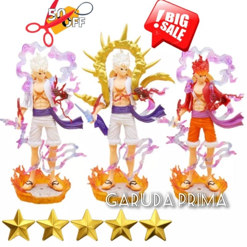 Jual Action figure one piece luffy gear 5 sun god nika joy boy onepiece