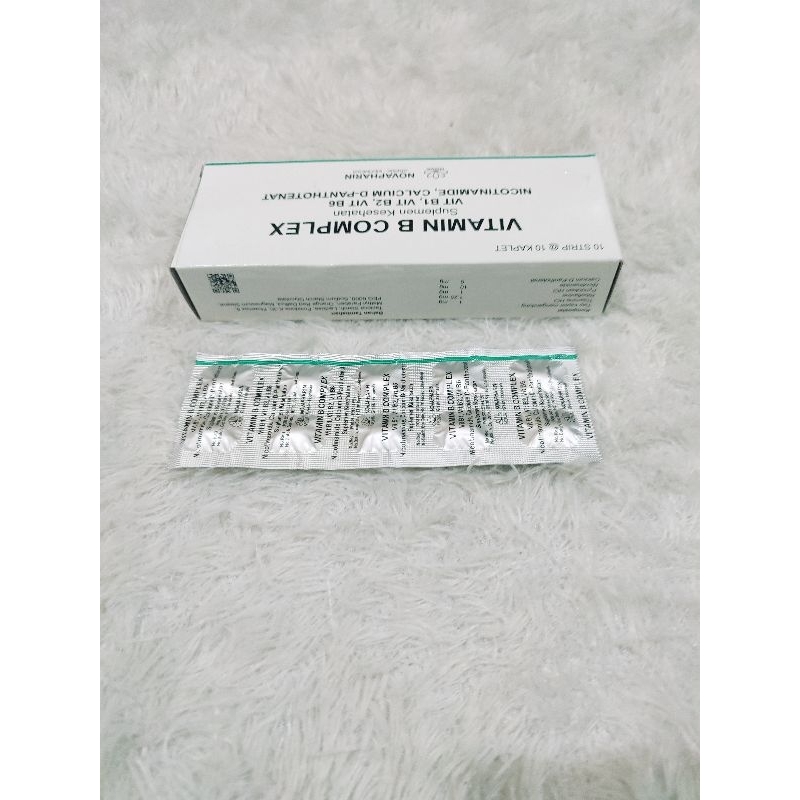 Jual VITAMIN B COMPLEX NOVAPHARIN BOX 1BOX 10STRIP | Shopee Indonesia