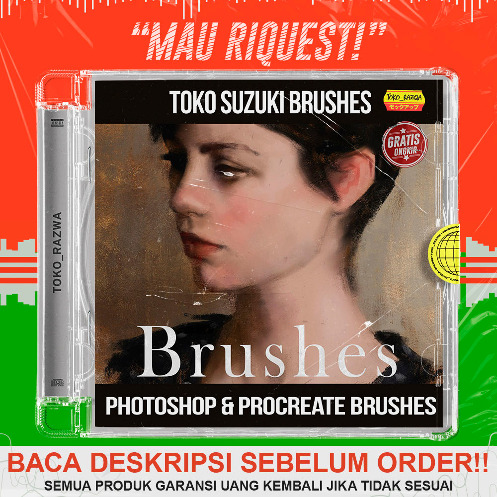 Jual Photoshop & Procreate Brushes - Toko Suzuki Brushes - 040723 ...