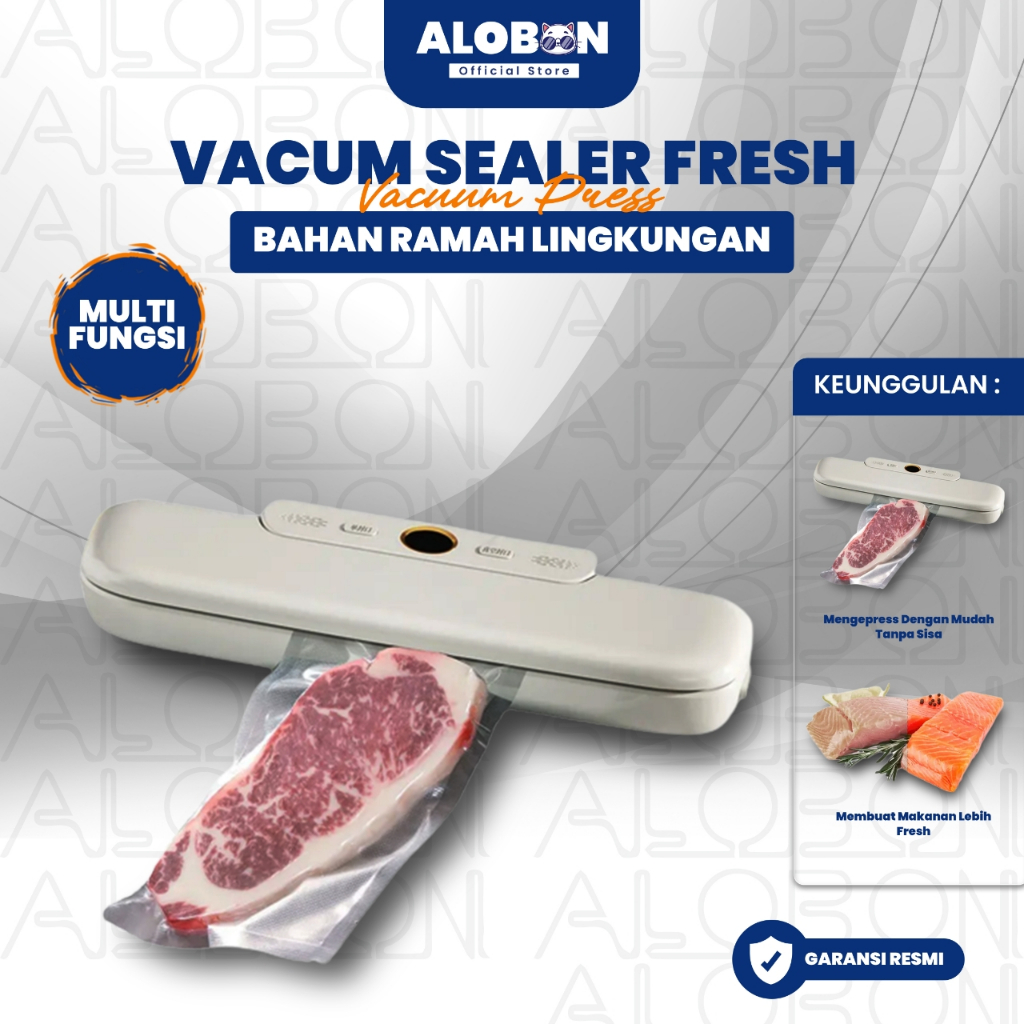 Jual Alobon Vacum Sealer Fresh Cerdas Makanan Food Packing Machine