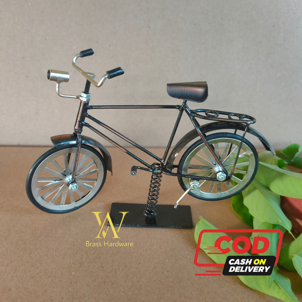 Jual Miniatur Sepeda Onthel Jawa Logam Dasboard Mobil 1 pcs | Shopee ...