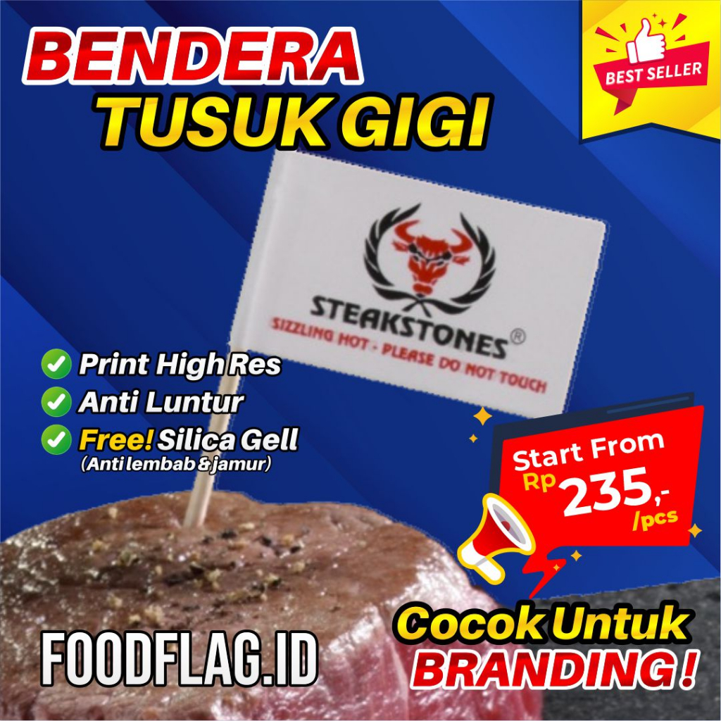 Jual Bendera Tusuk Gigi Custom Shopee Indonesia