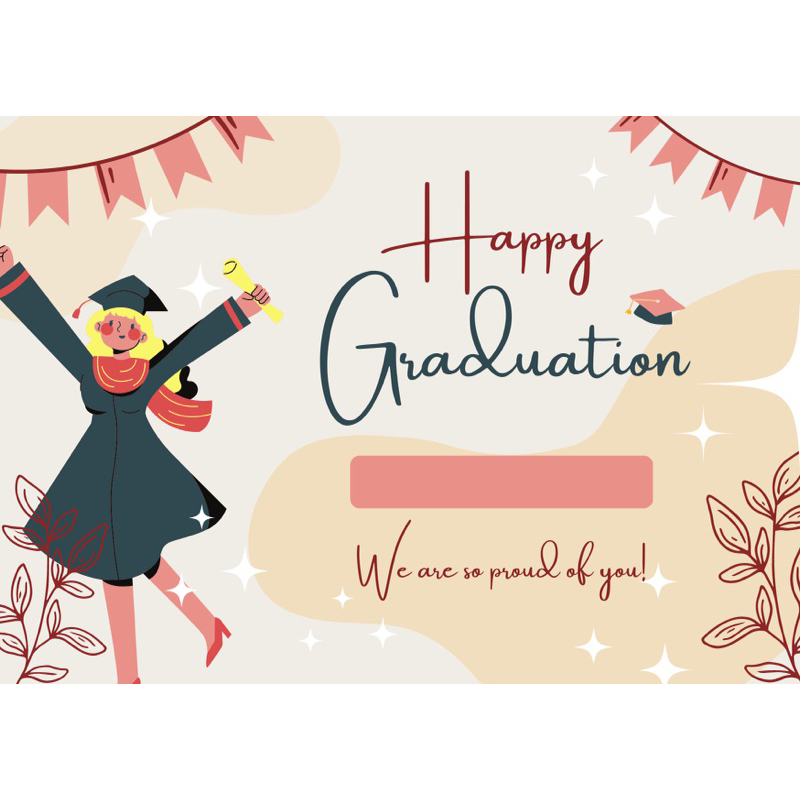 Jual Kartu Ucapan Happy Graduation Selamat Wisuda Kartu Ucapan Wisuda