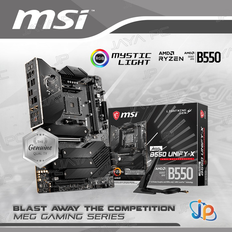 Jual Motherboard MSI MEG B550 UNIFY X (AM4, AMD, B550, DDR4, SATA3