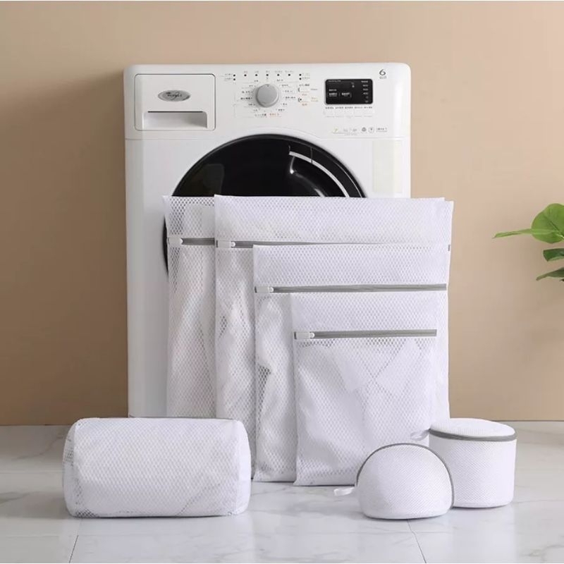 3x Large Laundry Bag Washing Mesh Net Drawstring 50x60cm Underwear Bra  HeavyDuty