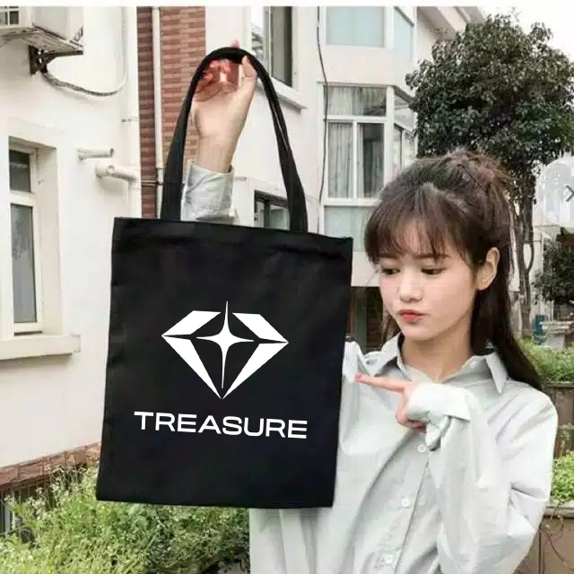 Jual Ready Stock Totebag Treasure Totebag Treasure Logo Baru Treasure