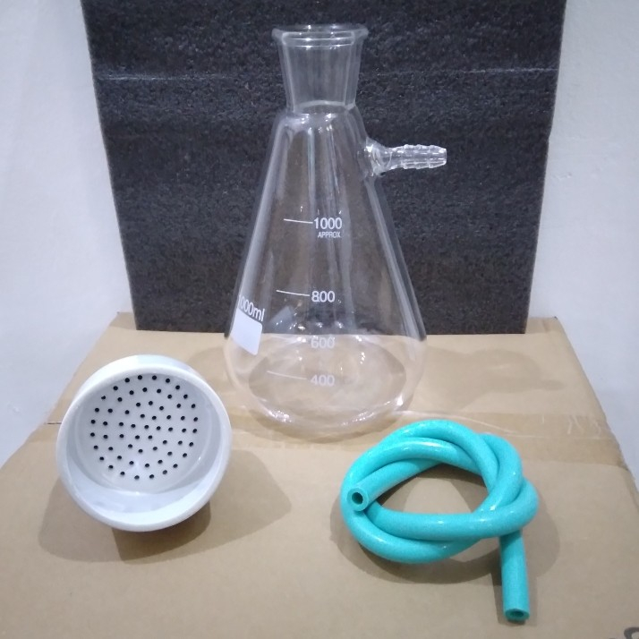 Jual Vacuum Corong Filter Buchner Diameter 80mm Dan Filtering Flask ...