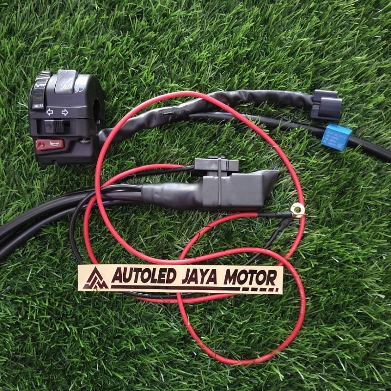 Jual Paket holder Saklar kiri Vixion ori pnp biled + kabel set lengkap ...