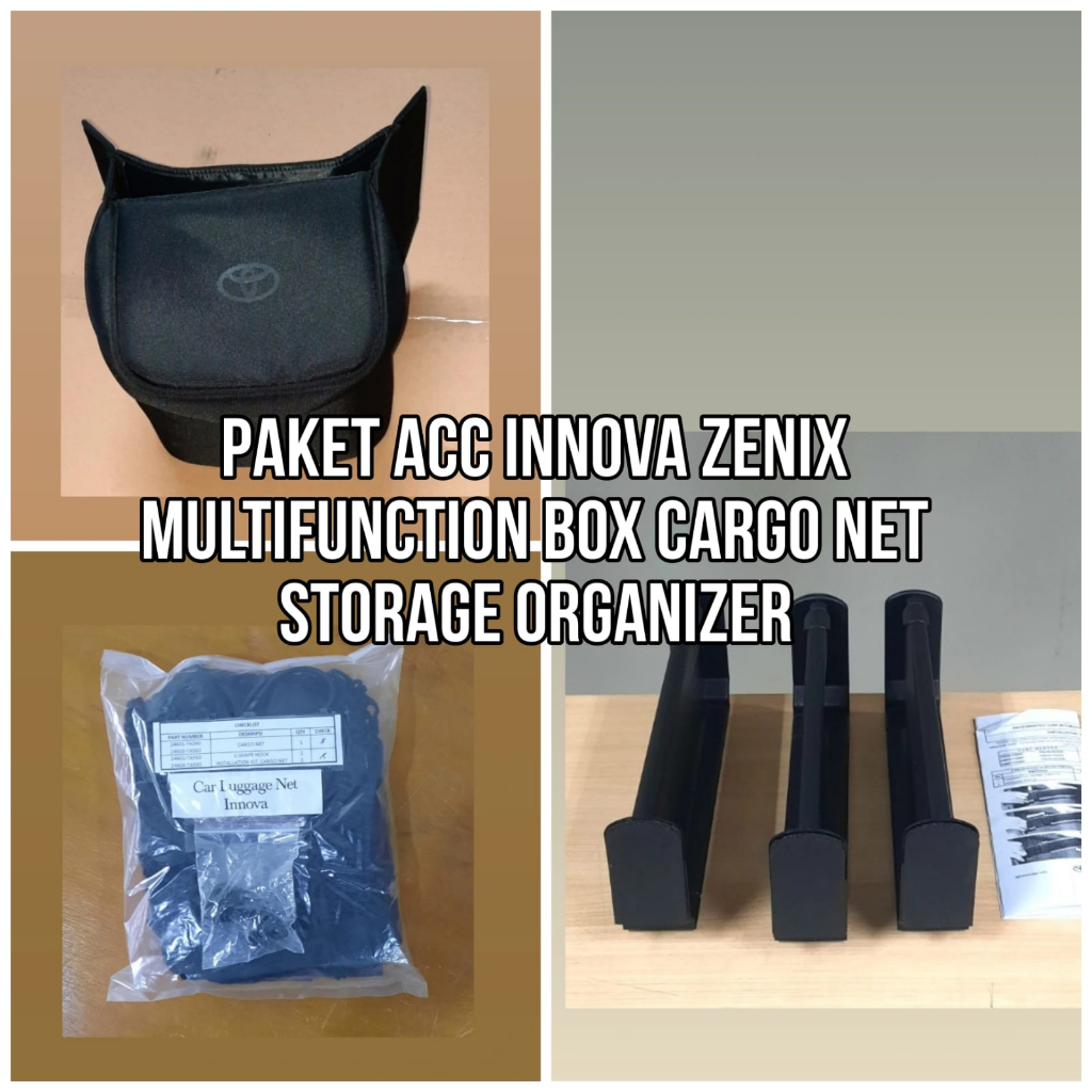 Jual PAKET--MULTIFUNCTION BOX, CARGO NET, STORAGE ORGANIZER | Shopee ...