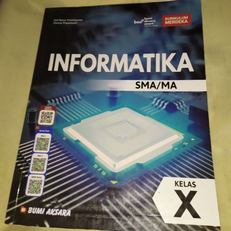 Jual Informatika Kelas 10 Kurikulum Merdeka Bumi Aksara | Shopee Indonesia