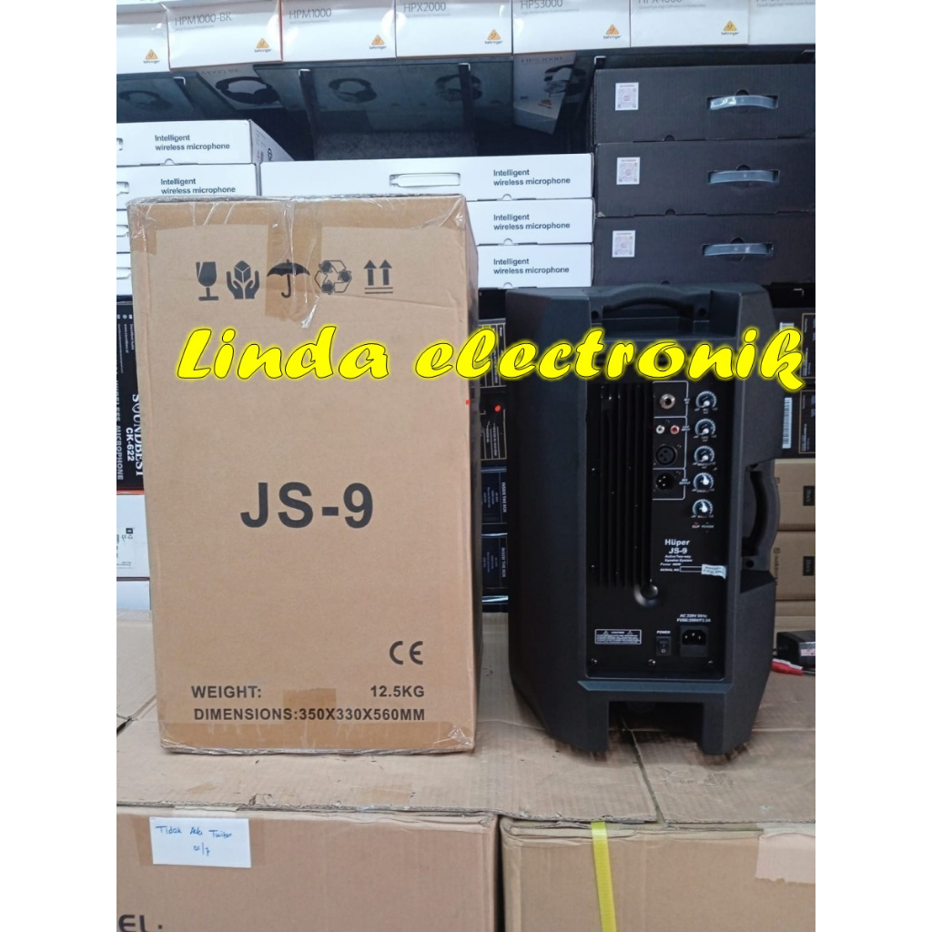 Jual speaker aktif huper js9 js 9 10 inch 1 buah garansi original ...