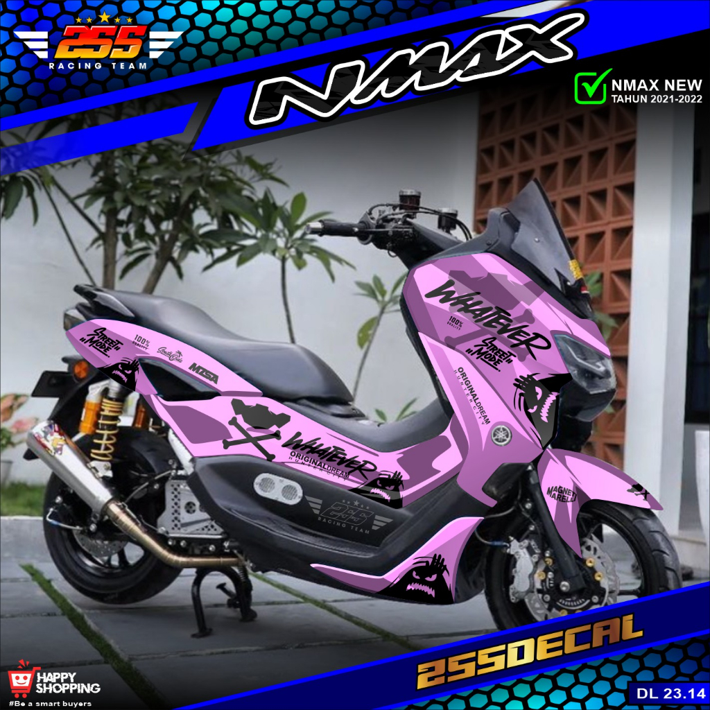 Jual (COD) Stiker Decal NMAX NEW 2020 2021 2022 Full body Fullblok ...