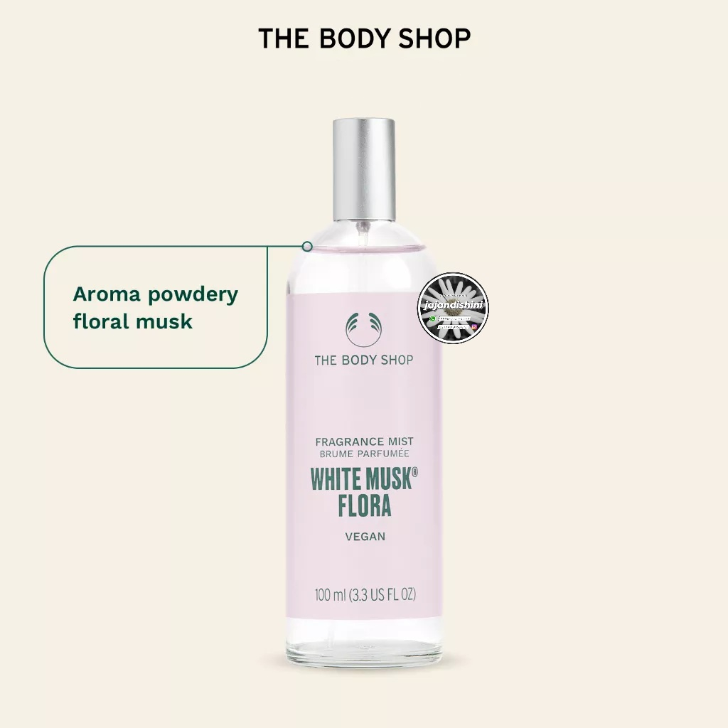 [ORIGINAL] The Body Shop White Musk Flora Fragrance Mist 100ml Parfum  Body Mist