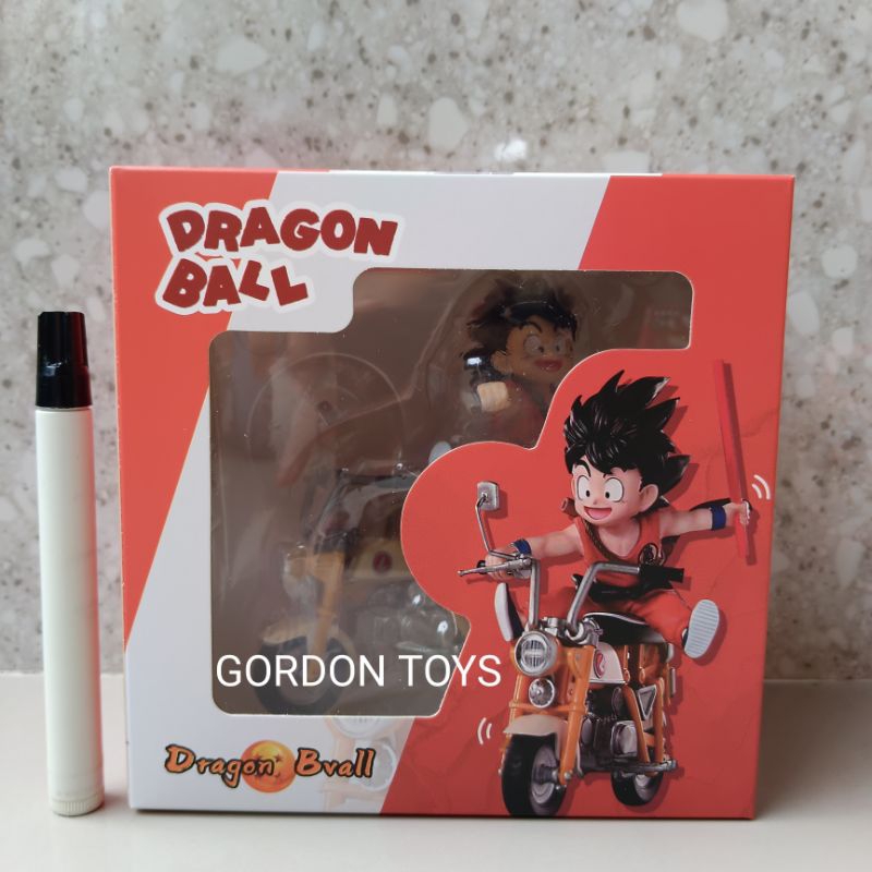 Jual Dragon ball Z son goku & master roshi riding a motorcycle figure ...