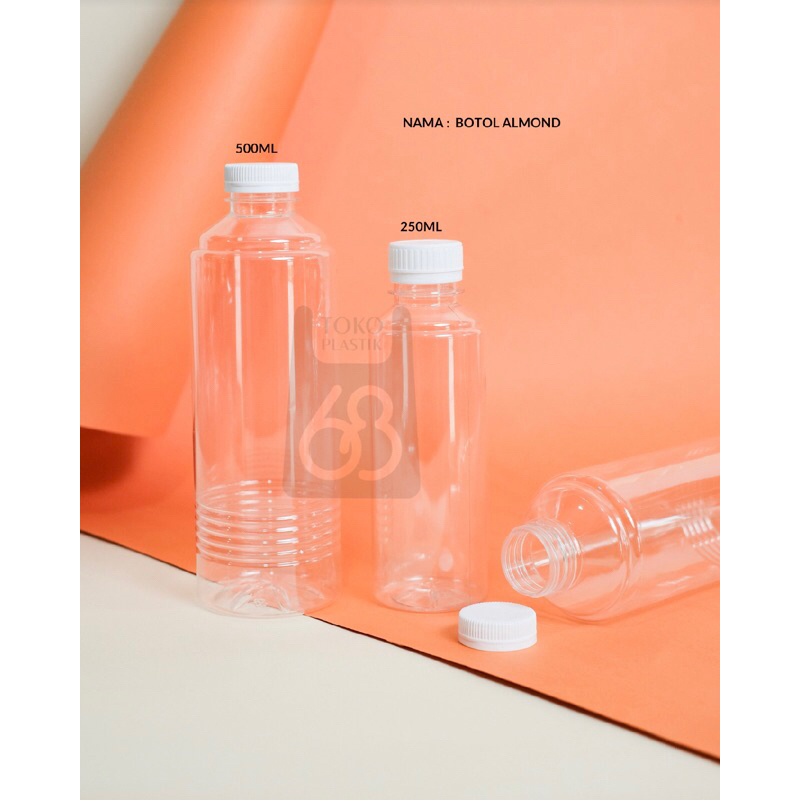 Jual BOTOL ALMOND 250ML DAN BOTOL ALMOND 500ML | Shopee Indonesia