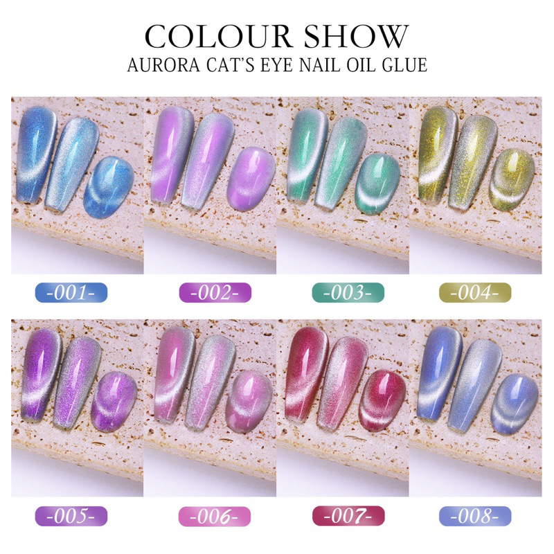 Jual MISSCHEERING AURORA CAT EYE SATUAN NAIL GEL POLISH Shopee Indonesia