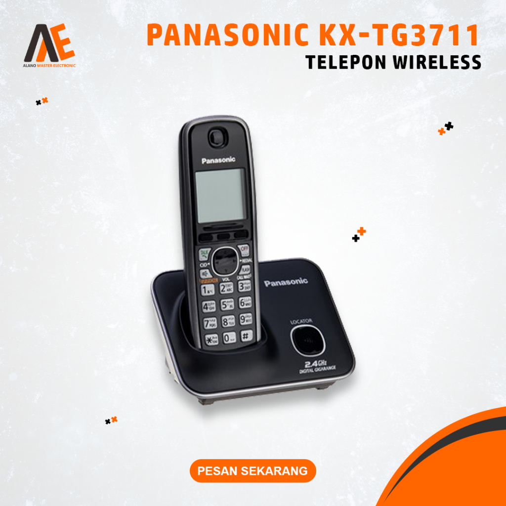 Jual Telepon Wireless Panasonic KXTG3711 Cordless Rumah Kantor