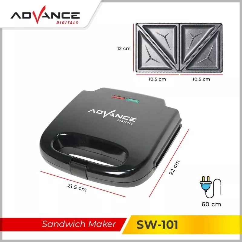 Jual Advance sandwich maker SW-101 I sandwich Toaster | Shopee Indonesia