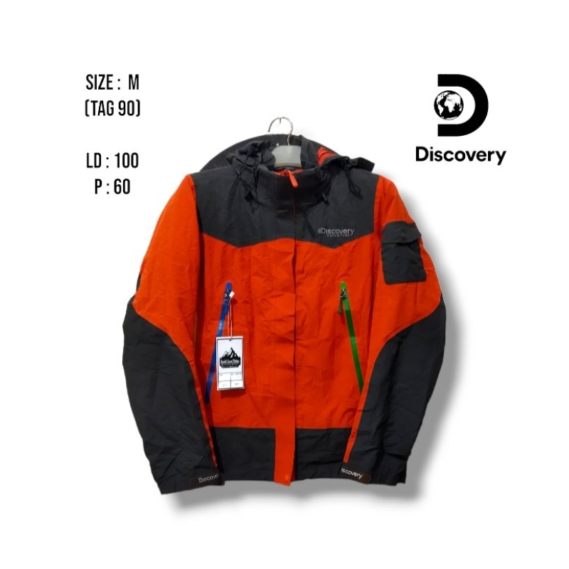 jaket outdoor discovery size m tag 90