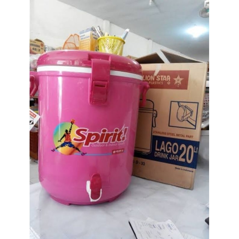 Jual Tempat air 20 liter / Drink Jar Lago 20 liter / tempat air spirit