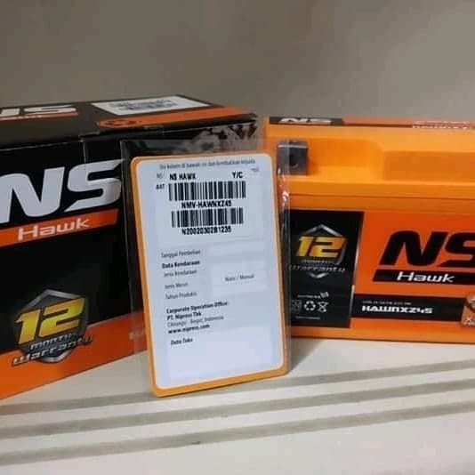Jual Aki Motor NS-HAWK GTZ5 Garansi 12Bulan arioss90 Ayo Beli | Shopee