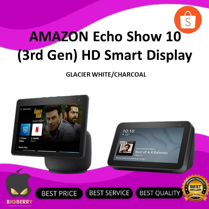 Jual AMAZON Echo Show 10 (3rd Gen) HD Smart Display With Motion and ...