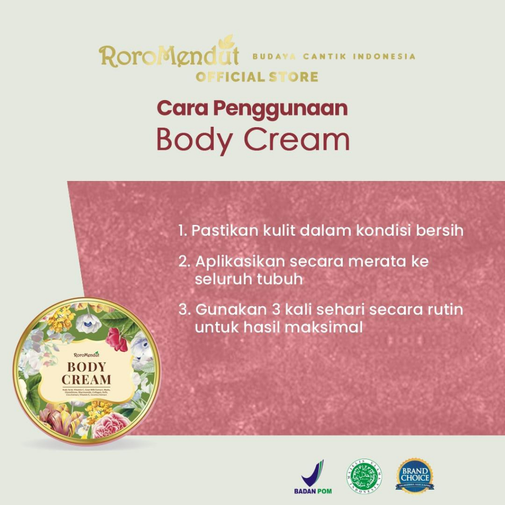 Jual RORO MENDUT Bibit Putih Series | Body Scrub & Bleaching Cream ...