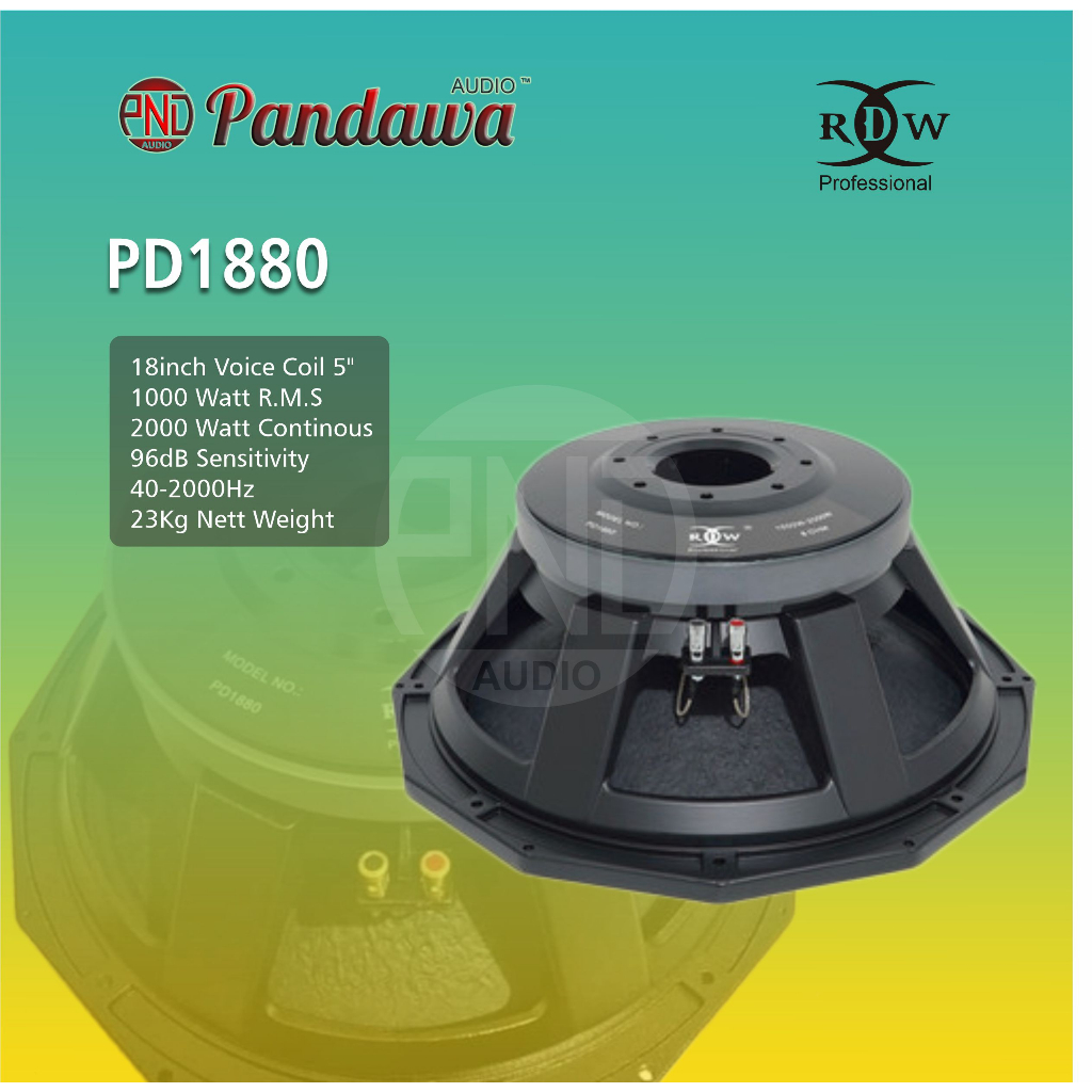 Jual Speaker RDW 18PD1880 / Speaker 18inch / PD1880 | Shopee Indonesia