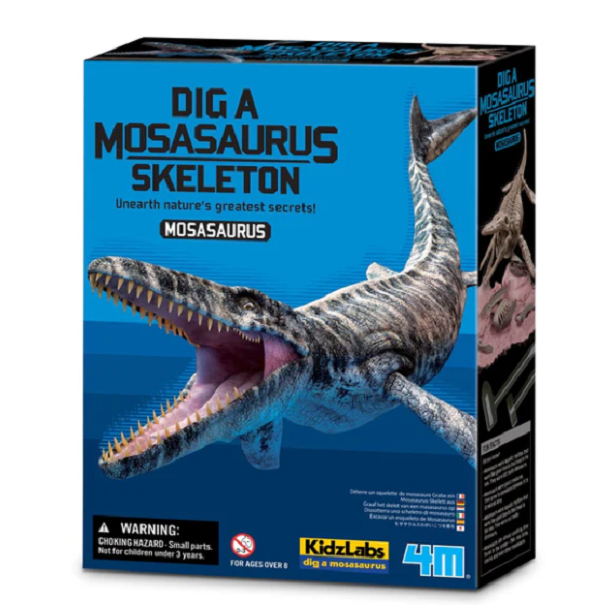 4M MAINAN EDUKASI DIG A MOSASAURUS SKELETON