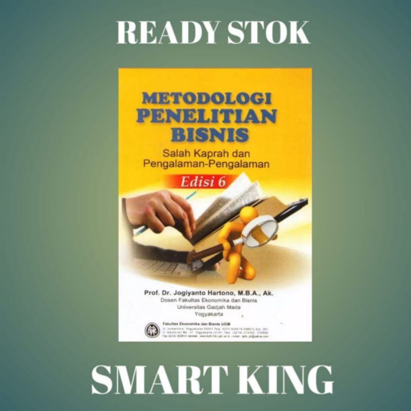 Jual Metodologi Penelitian Bisnis Edisi 6 Prof. Dr. Jogiyanto Hartono ...