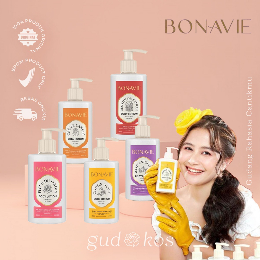 Jual Bonavie Bodylotion 250ml Shopee Indonesia