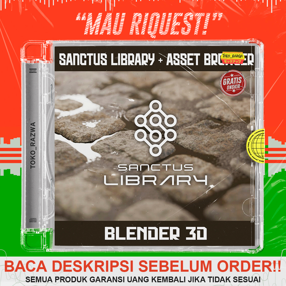 Jual Blender 3D - Sanctus Library   Asset Browser - 120723 | Shopee ...