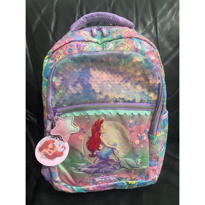 Jual Smiggle Disney Mermaid Classic Backpack Anak / Tas Backpack